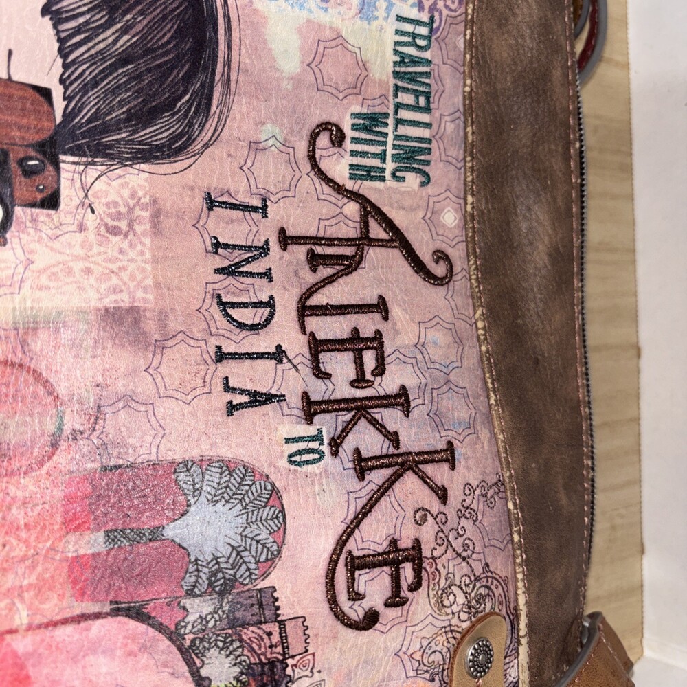 Anekke bag Travelling To India Crossbody Retired 2019 *Flaws* - Picture 2 of 11